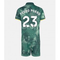 Maglie da calcio Tottenham Hotspur Pedro Porro #23 Terza Maglia Bambino 2024-25 Manica Corta (+ Pantaloni corti)